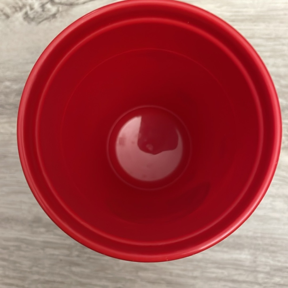 2013 Starbucks Red 25 Years of Holiday Cup Cheer 16 Oz Hot/Cold Plastic Tumbler - Picture 3 of 10